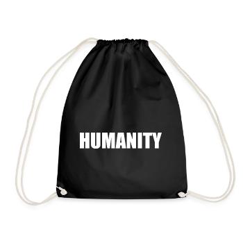 Humanity - Drawstring Bag - black - Front