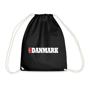 Denmark - Drawstring Bag - black - Front