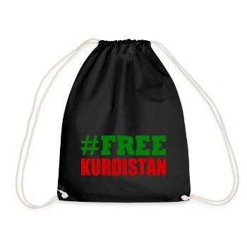 Free Kurdistan - Sac de sport léger - noir - Devant