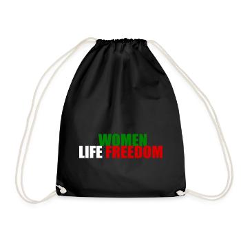 Women life freedom - Sac de sport léger - noir - Devant