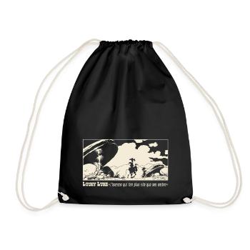Lucky Luke Design Far West Avec Citation - Sac de sport léger - noir - Devant