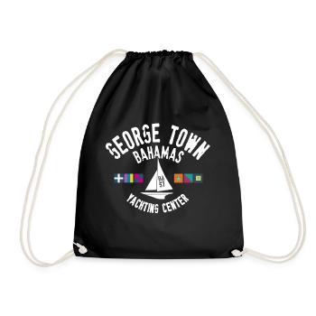 George Town Bahamas Yachting Center - Turnbeutel - Schwarz - Vorne