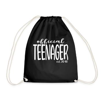 Official Teenager Est. 2010 Cool 13th Birthday - Sac de sport léger - noir - Devant