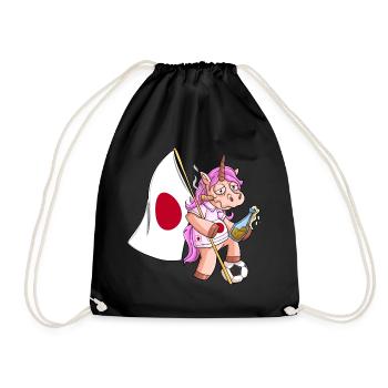 Licorne du parti japonais - Sac de sport léger - noir - Devant