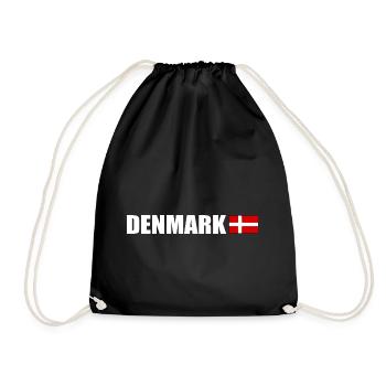 Denmark - Drawstring Bag - black - Front