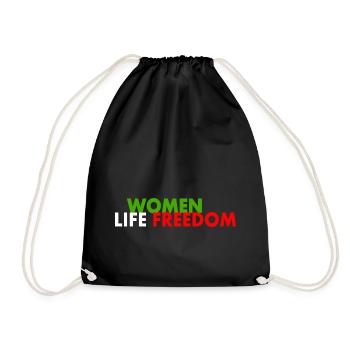 Women life freedom - Sac de sport léger - noir - Devant