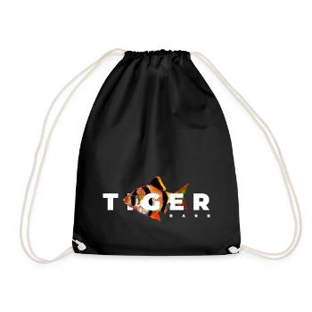 Poisson d’aquarium Tiger Barb - Sac de sport léger - noir - Devant
