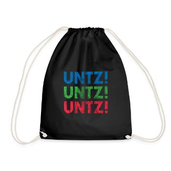 EDM Electronic Dance Music Techno Rave - Drawstring Bag - black - Front