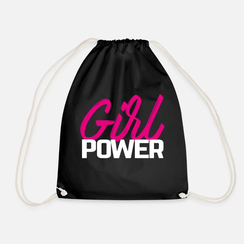 Le pouvoir des filles - Sac de sport léger - noir