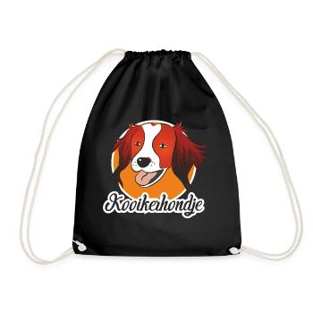 Kooikerhondje - Sac de sport léger - noir - Devant