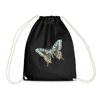 Papillon machaon - Sac de sport léger - noir - Devant