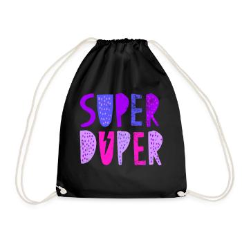 Super duper - Sac de sport léger - noir - Devant