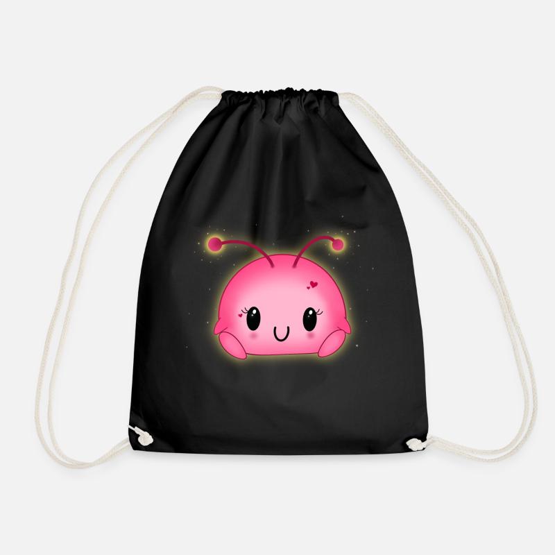 Kawaii - Drawstring Bag - black