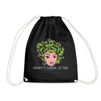 Medusa Don't look at me - Turnbeutel - Schwarz - Vorne
