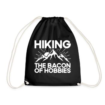 Backpacking Cadeau extérieur - Sac de sport léger - noir - Devant