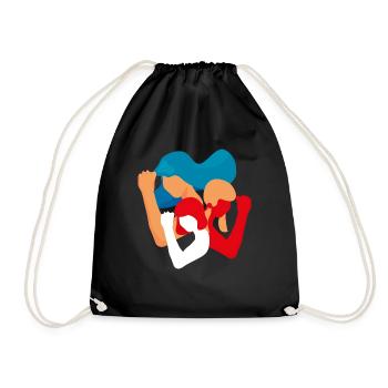 Filles et femmes Unité Pouvoir dans la diversité féministe - Sac de sport léger - noir - Devant
