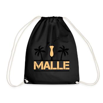 malle - Sac de sport léger - noir - Devant