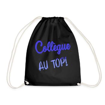 RETRAITE. RETRAITE. RETRAITEE. SENIOR. MAMIE. PAPY - Sac de sport léger - noir - Devant