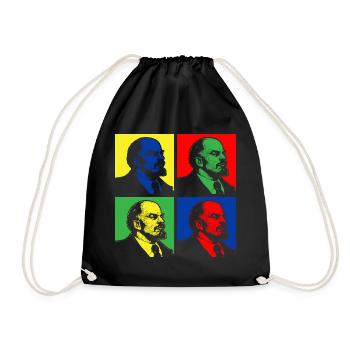 Iconique, inspiré du Pop Art - Sac de sport léger - noir - Devant