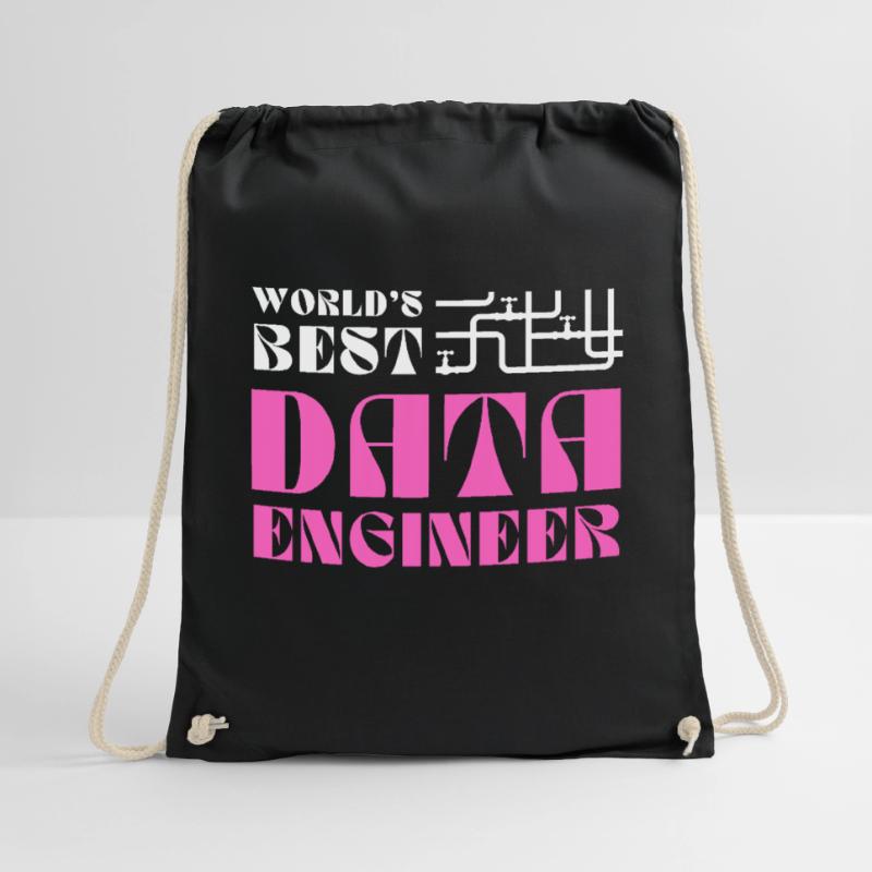 Data Engineer Scientist Analyst AI KI Daten Nerd Drawstring Bag