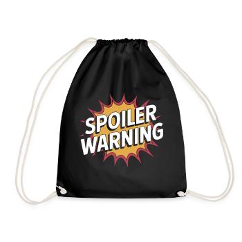 Spoiler Warning - Sac de sport léger - noir - Devant
