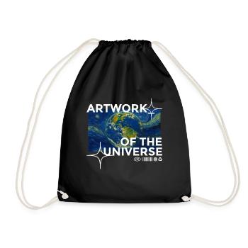 Oeuvre de l’Univers - Terre - Univers - Sac de sport léger - noir - Devant