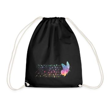 Butterfly - Rainbow Stardust - Sac de sport léger - noir - Devant