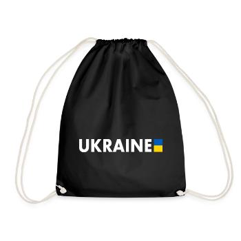Ukraine - Sac de sport léger - noir - Devant