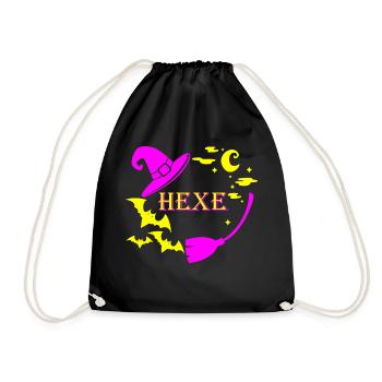 Hexe Halloween Walpurgisnacht - Turnbeutel - Schwarz - Vorne