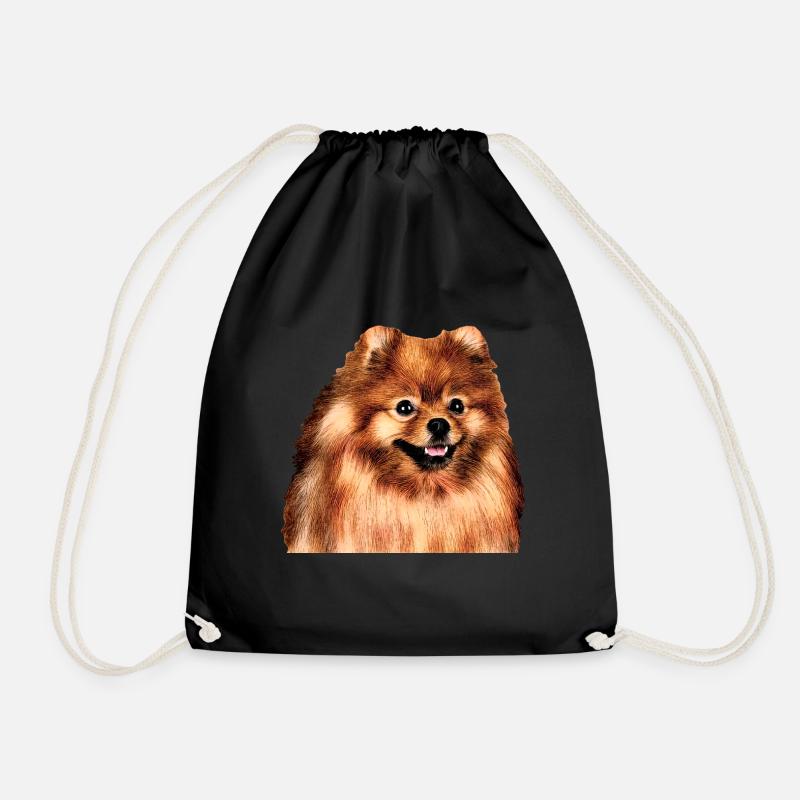 Deutscher Spitz - Turnbeutel - Schwarz