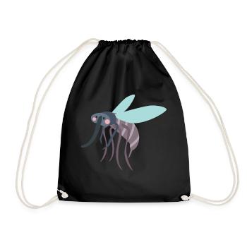 mosquito - Drawstring Bag - black - Front