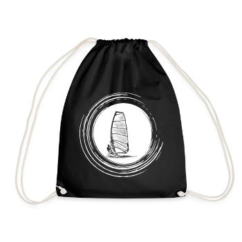 Planche à voile - Sac de sport léger - noir - Devant