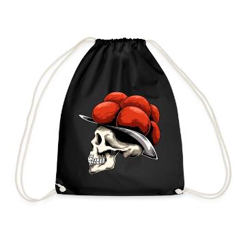 Bollenhut Skull Black Forest for a - Drawstring Bag - black - Front
