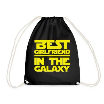Meilleure amie dans la galaxie - Sac de sport léger - noir - Devant