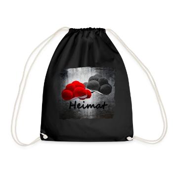 Bollenhüte Heimat ART 1.0 - Turnbeutel - Schwarz - Vorne
