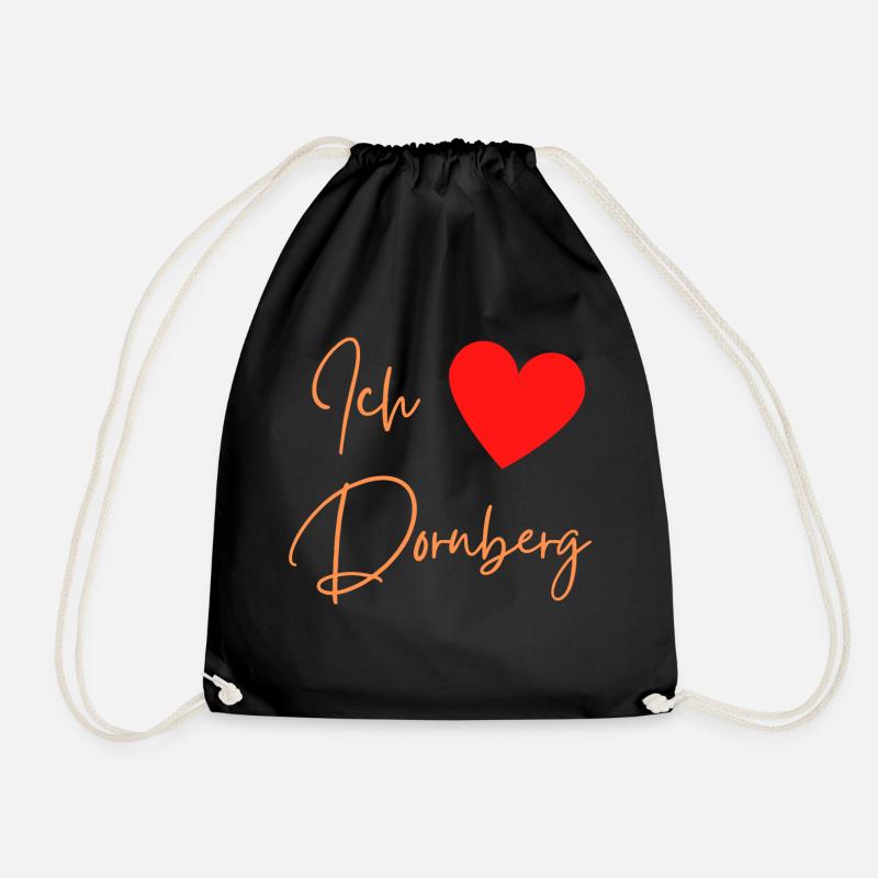 Ich liebe Dornberg - Turnbeutel - Schwarz