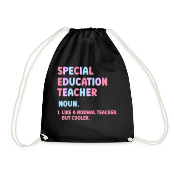 Special Education Teacher - Turnbeutel - Schwarz - Vorne