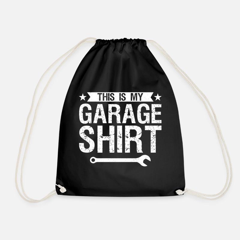 Mechaniker Auto Automechaniker Geschenk - Turnbeutel - Schwarz