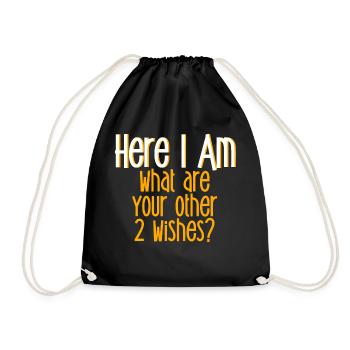 Me voici, quels sont vos 2 autres souhaits 4 - Sac de sport léger - noir - Devant