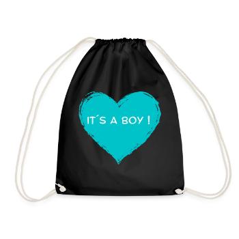 It´s a Boy ! - Turnbeutel - Schwarz - Vorne