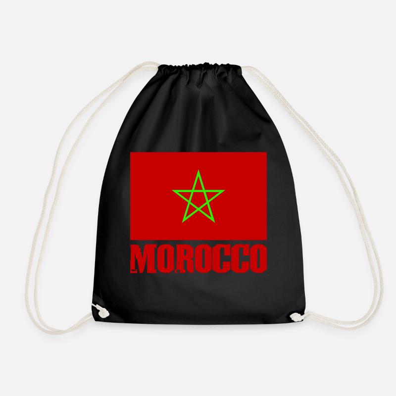 Morocco - Turnbeutel - Schwarz