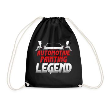 Légende de peinture automobile Technicien de carrosserie automobile P - Sac de sport léger - noir - Devant