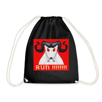 Sauve qui peut ! - Sac de sport léger - noir - Devant