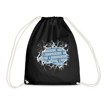 geburtstagsgeschenk cool geschenkidee zitat - Turnbeutel - Schwarz - Vorne