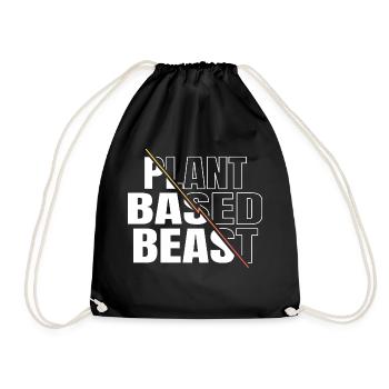 végétarien légume cadeau blague blagues heureux végétalien - Sac de sport léger - noir - Devant