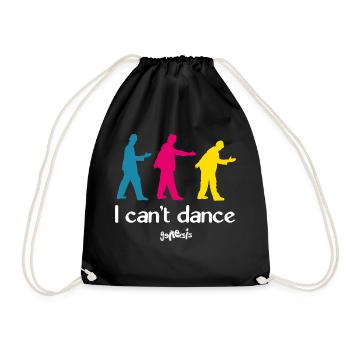 Genesis I Can't Dance Single Logo - Turnbeutel - Schwarz - Vorne
