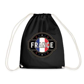 France - Turnbeutel - Schwarz - Vorne