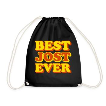 Jost Prénom Drôle de cadeau - Sac de sport léger - noir - Devant