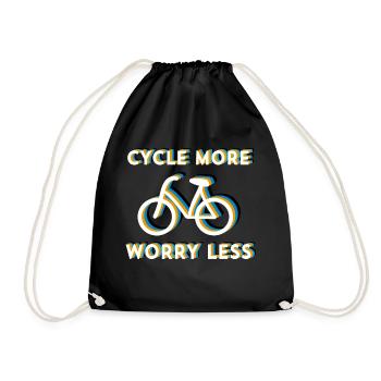 CYCLE MORE WORRY LESS FEMALE-BIKE - Damenrad - Turnbeutel - Schwarz - Vorne