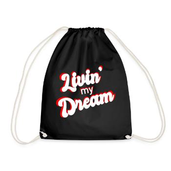Livis mon rêve - Sac de sport léger - noir - Devant